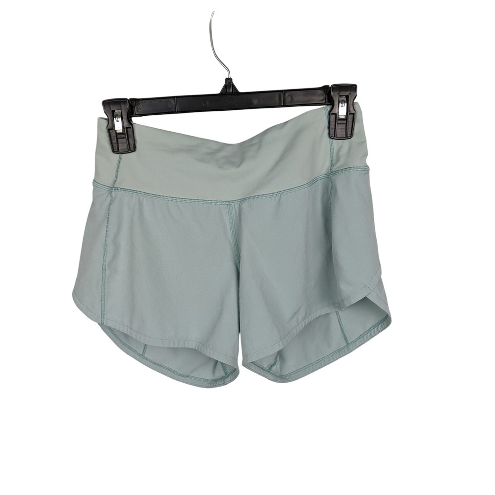 Lululemon Speed Up Shorts Sage Green Running Athletic Shorts Size 2